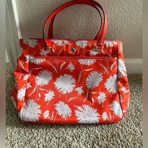 Kate Spade Jae Medium Satchel Tote Wild Blossom Nylon Crossbody